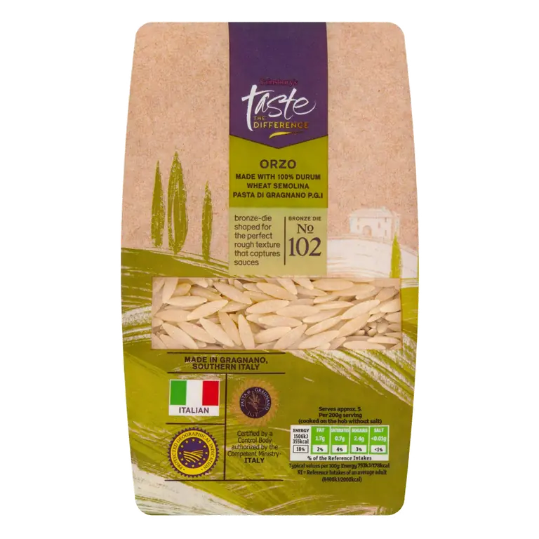 Orzo Pasta, Taste the Difference 500g