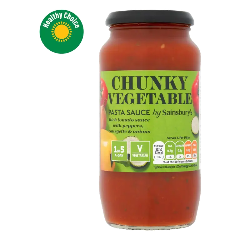 Pasta Sauce, Chunky Vegetable 500g