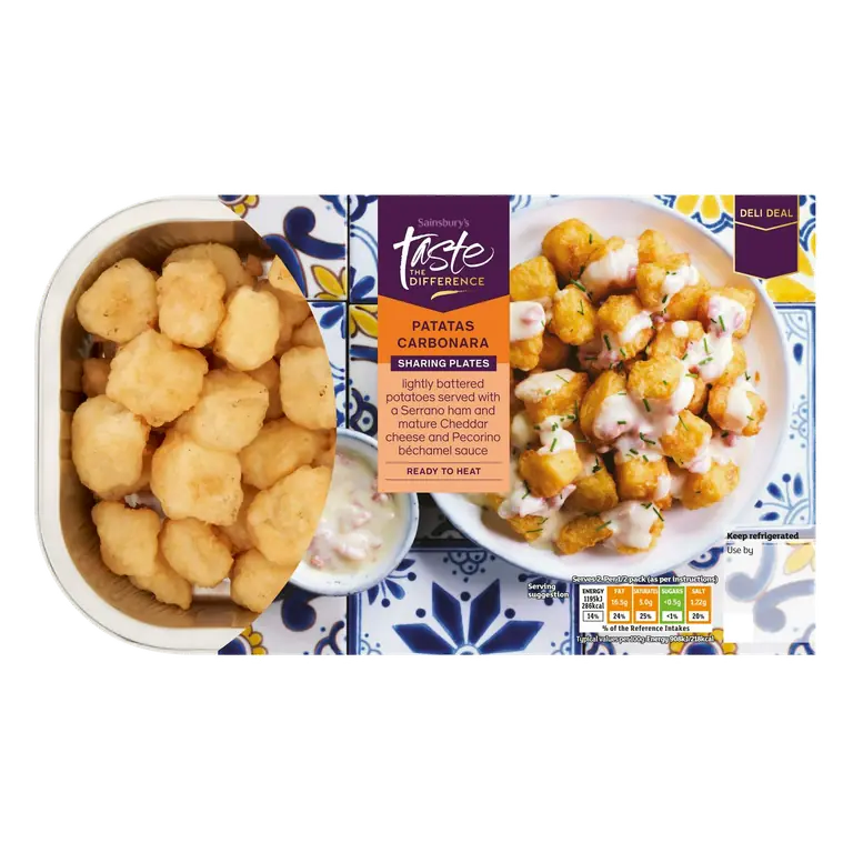Patatas Carbonara Sharing Plates, Taste the Difference 290g