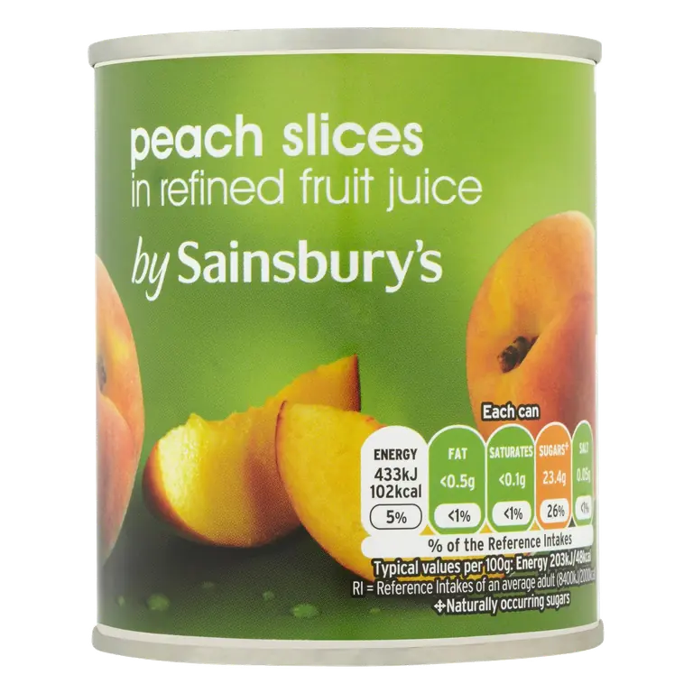 Peach Slices In Fruit Juice 213g