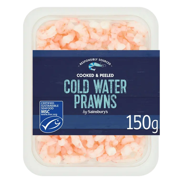 Peeled Coldwater Prawns MSC 150g