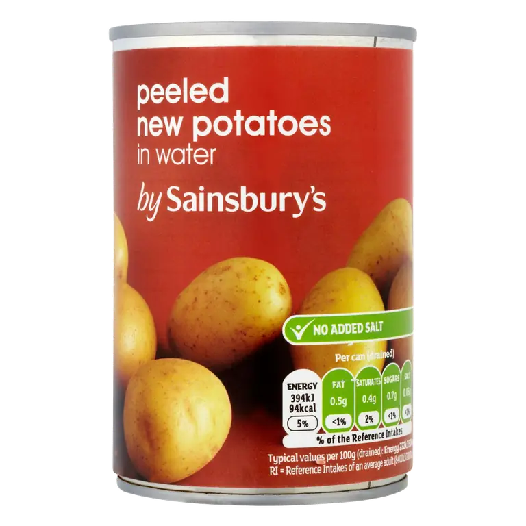 Peeled New Potatoes In Water 300g (195g*)