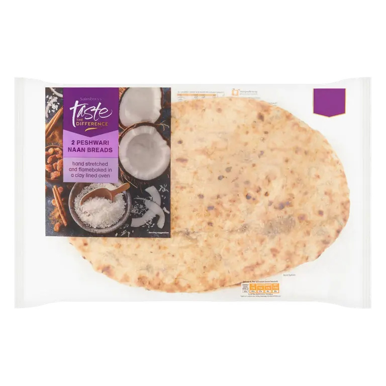 Peshwari Naan, Taste the Difference x2 360g