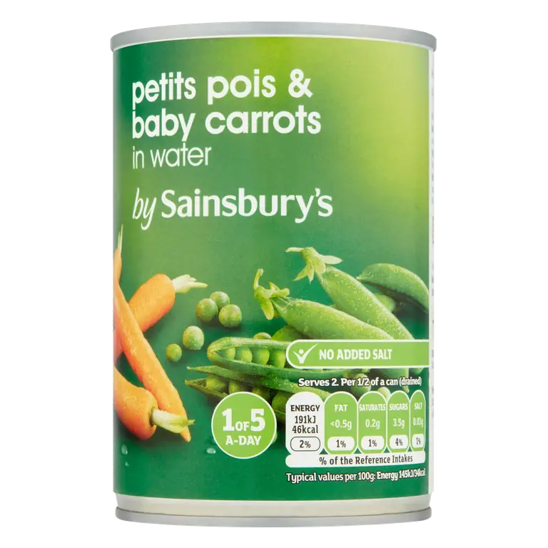 Petit Pois & Baby Carrots 400g
