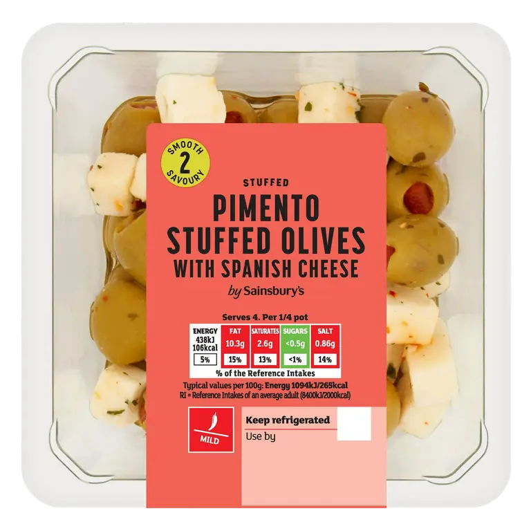 Pimento Stuffed Olives with Spanish Cheese 160g