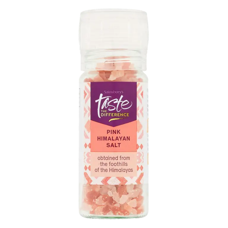 Pink Himalayan Salt Grinder, Taste the Difference 95g
