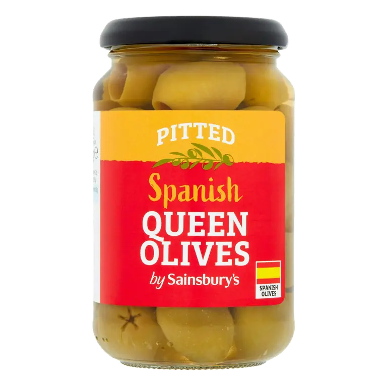 Pitted Spanish Queen Olives 340g (150g*)