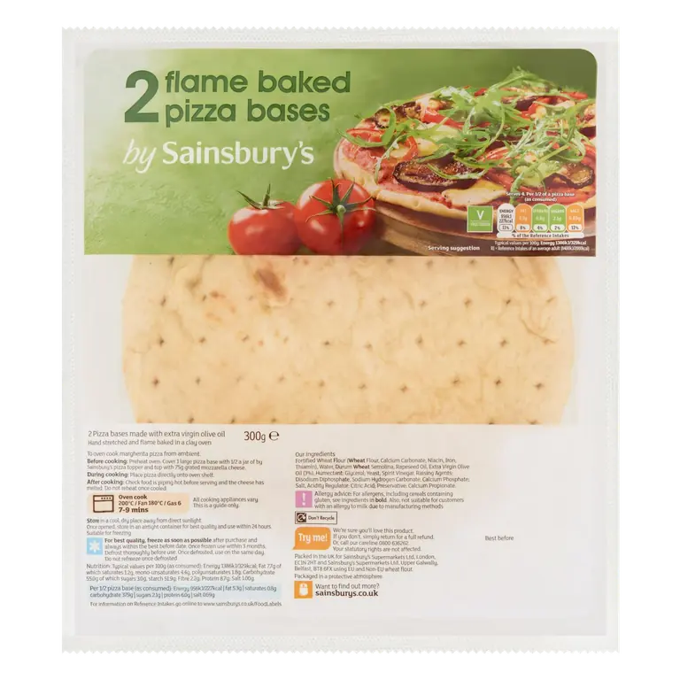 Pizza Bases x2 300g