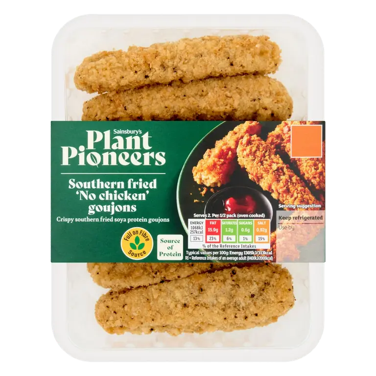 Plant Pioneers 190g Southern Fried No Chicken Goujons