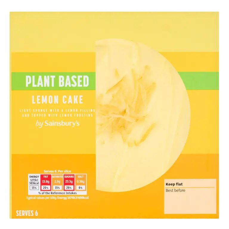Plant Pioneers 455g Lemon Cake
