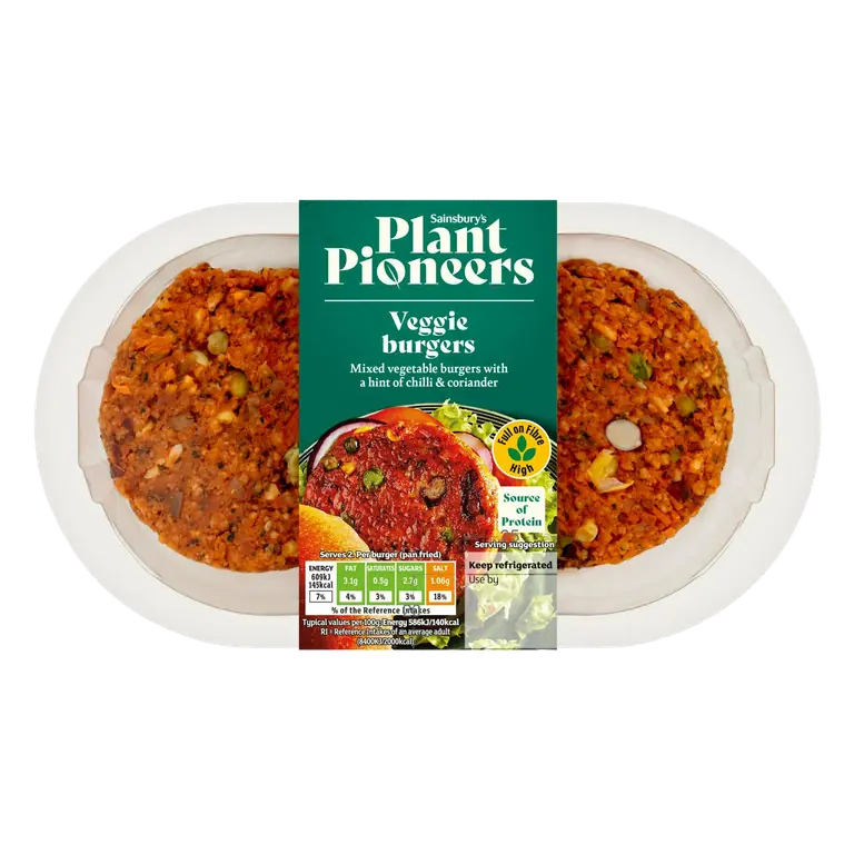 Plant Pioneers Veggie Burgers 225g
