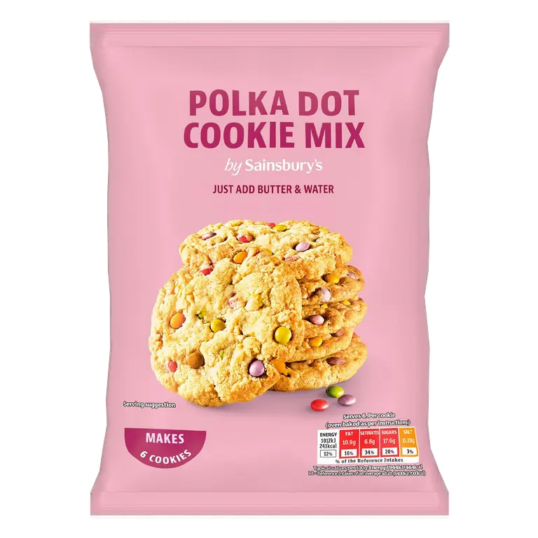Polka Dot Cookie Mix 275g