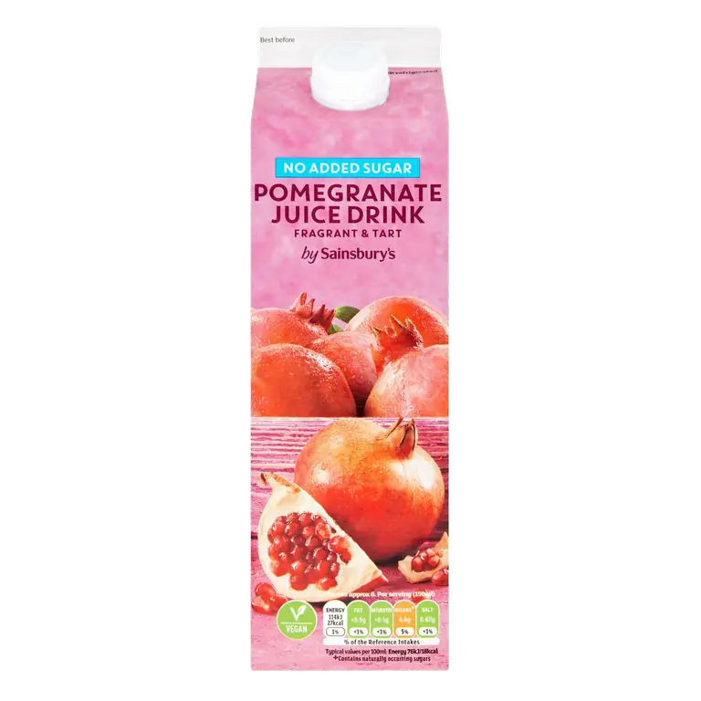 Pomegranate Juice Drink, No Added Sugar 1L
