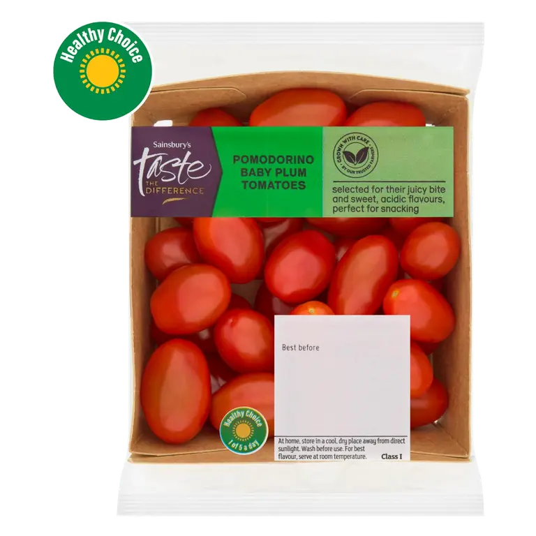 Pomodorino Baby Plum Tomatoes, Taste the Difference 250g