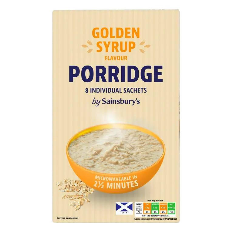 Porridge Golden Syrup 8x36g