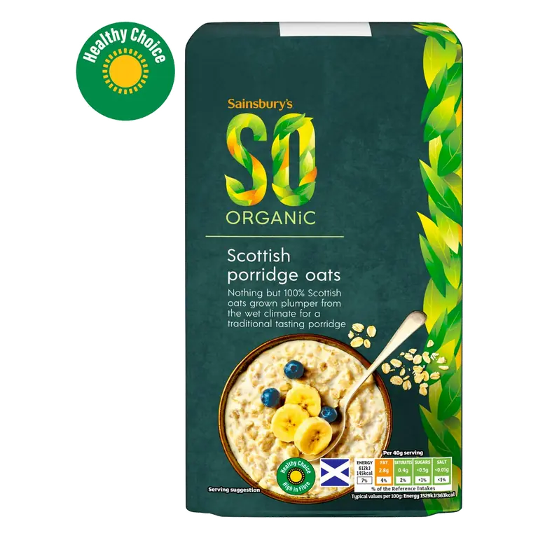 Porridge Oats, SO Organic 750g