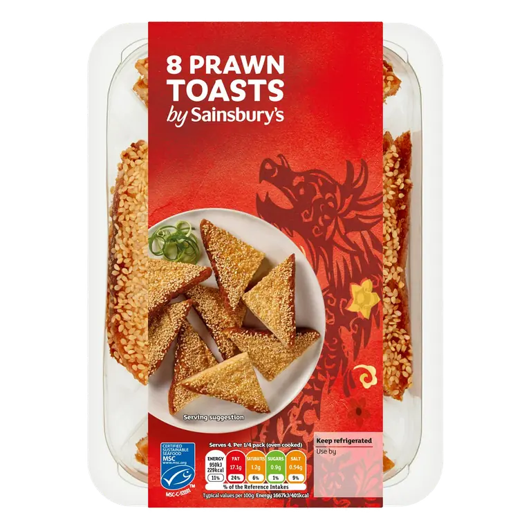 Prawn Toasts x8 252g