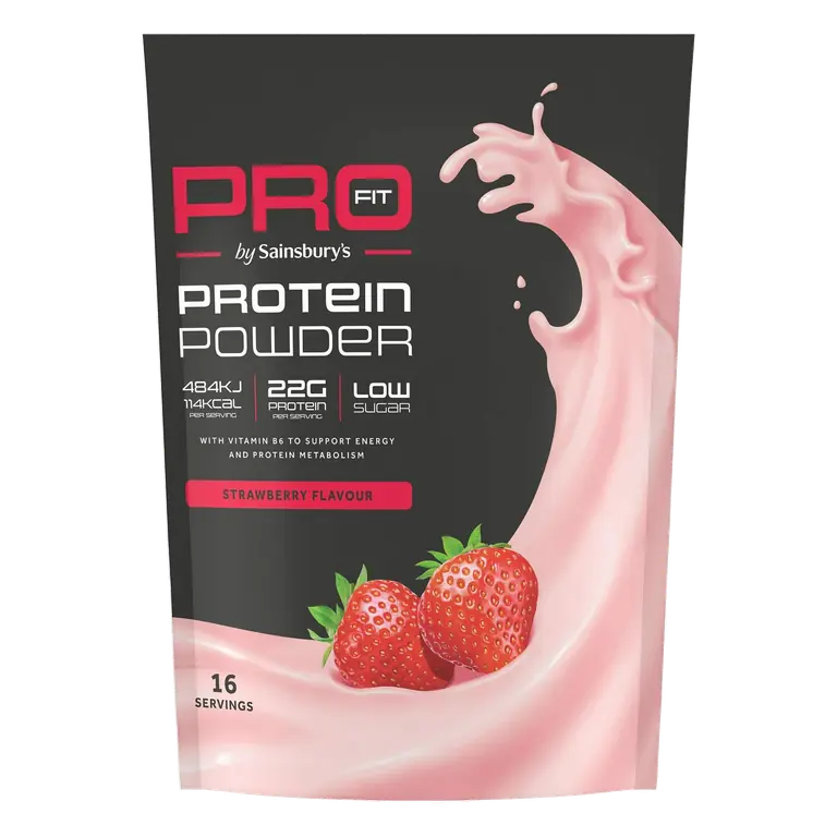 Pro Fit Strawberry Whey Protein Powder 500g