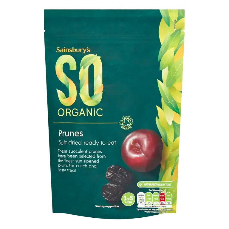 Prunes, SO Organic 250g