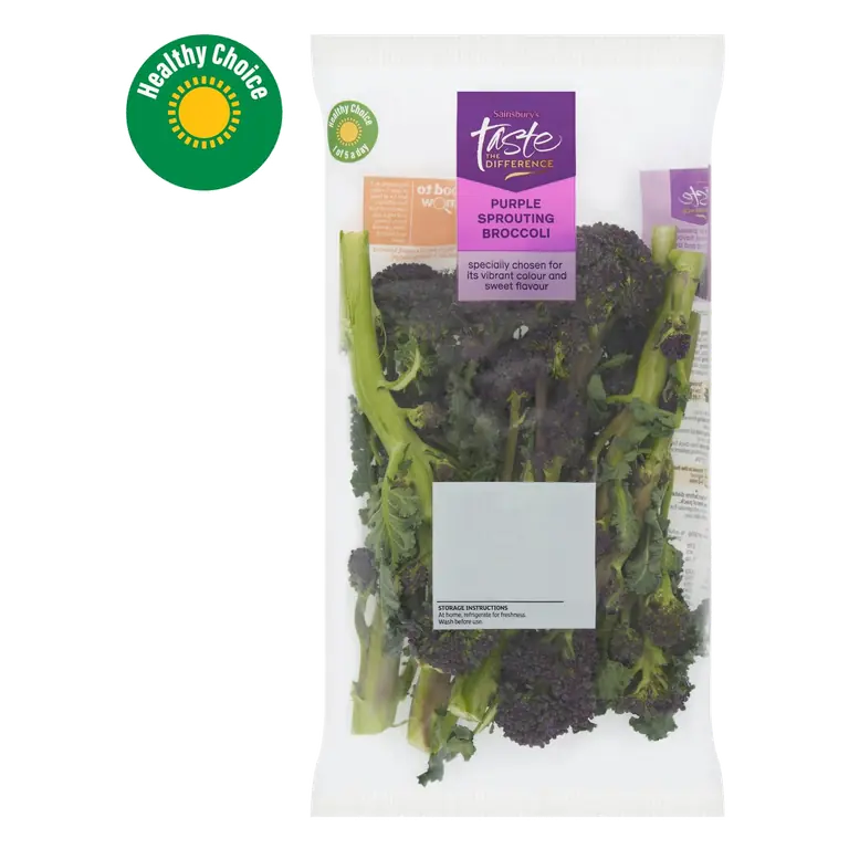 Purple Sprouting Broccoli Spears 200g