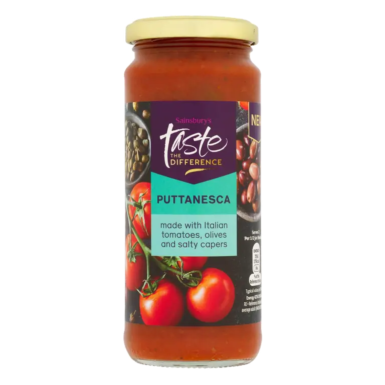 Puttanesca Pasta Sauce, Taste the Difference 340g