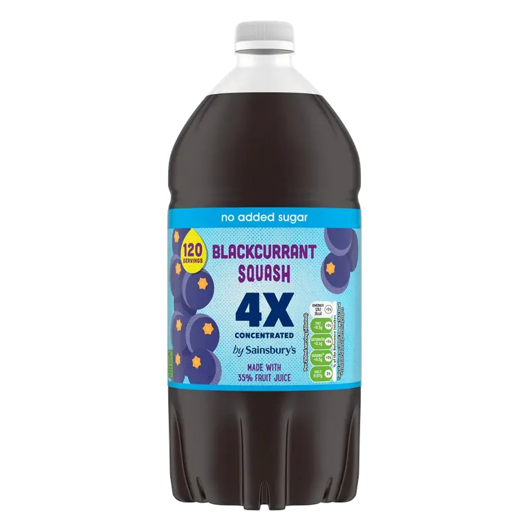 Quadruple Strength Blackcurrant Squash 1.5L