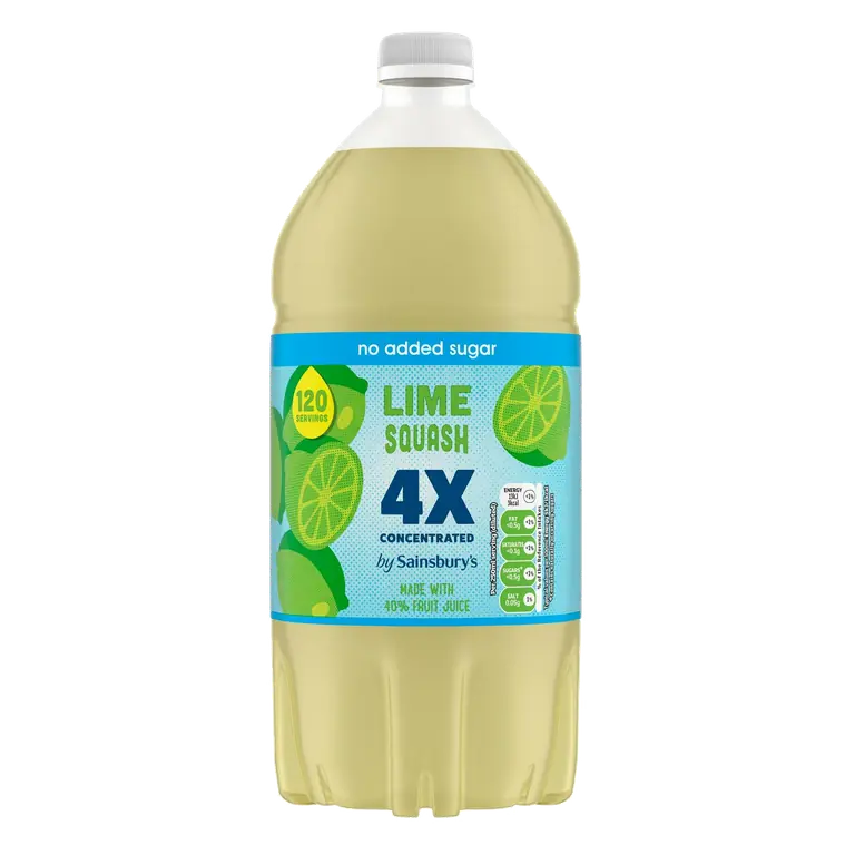 Quadruple Strength Lime Squash 1.5L