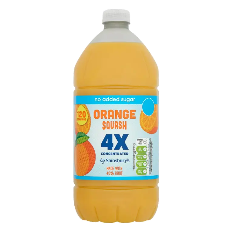 Quadruple Strength Orange Squash 1.5L