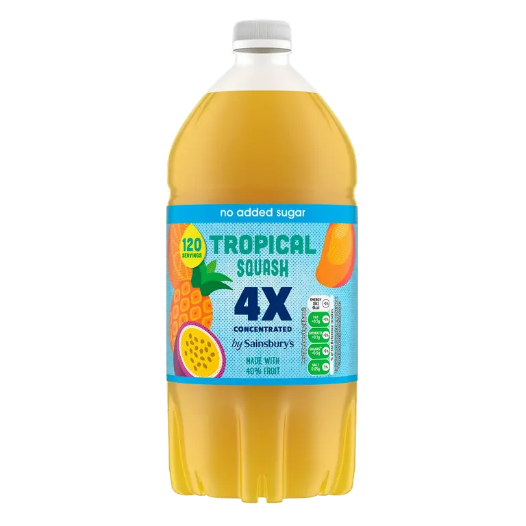 Quadruple Strength Tropical Squash 1.5L