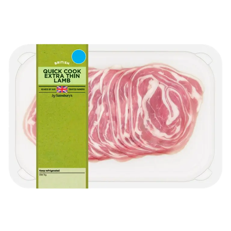 Quick Cook Extra Thin British Lamb Steaks 200g