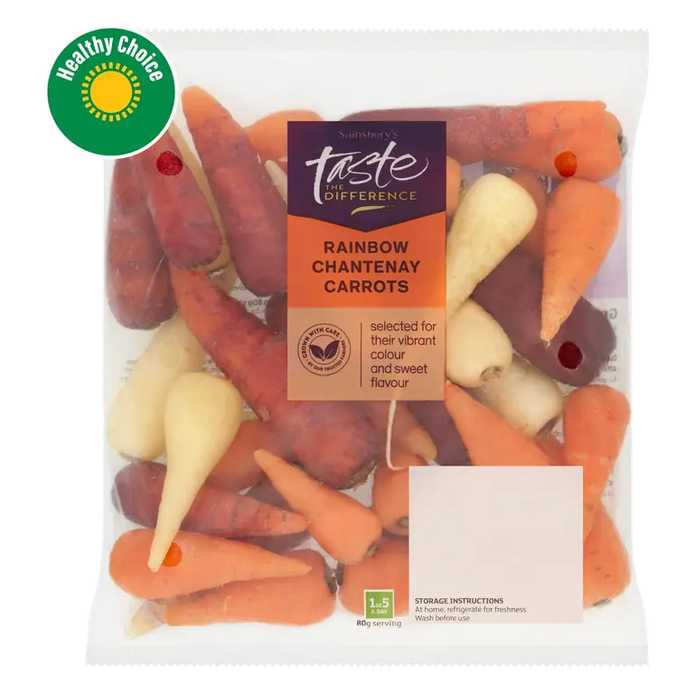 Rainbow Chantenay Carrots, Taste the Difference 400g