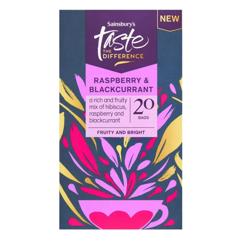 Raspberry & Blackcurrant, Taste the Difference x20