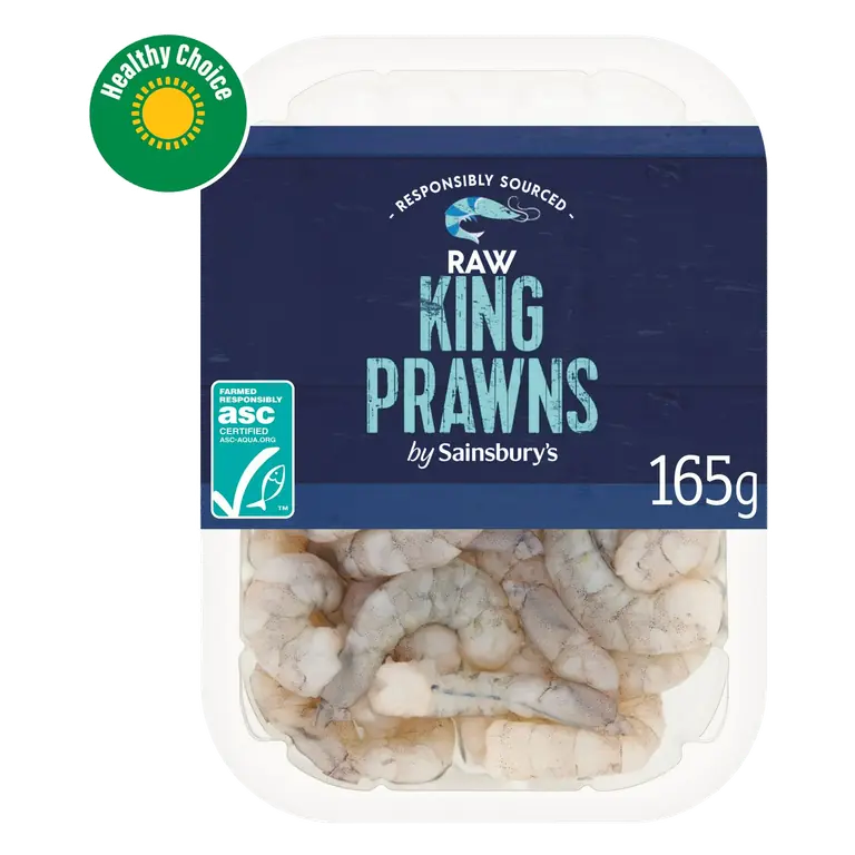 Raw King Prawns ASC 165g