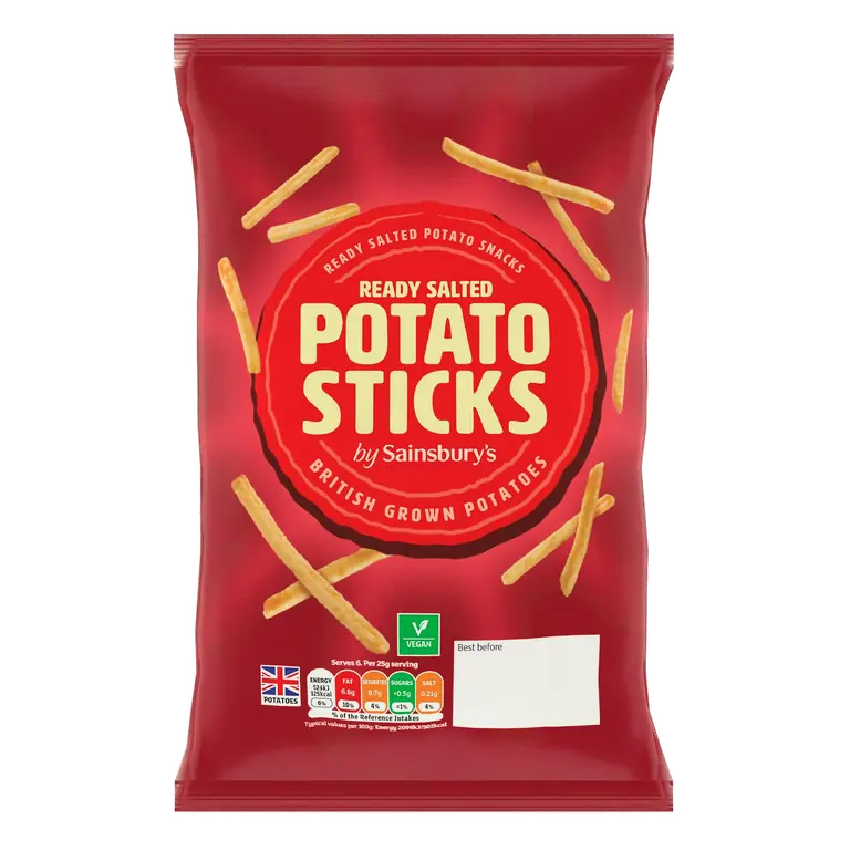 Ready Salted Potato Sticks 150g
