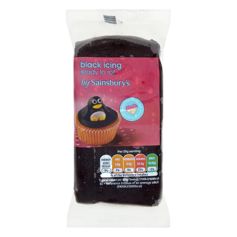 Ready to Roll Black Icing 250g