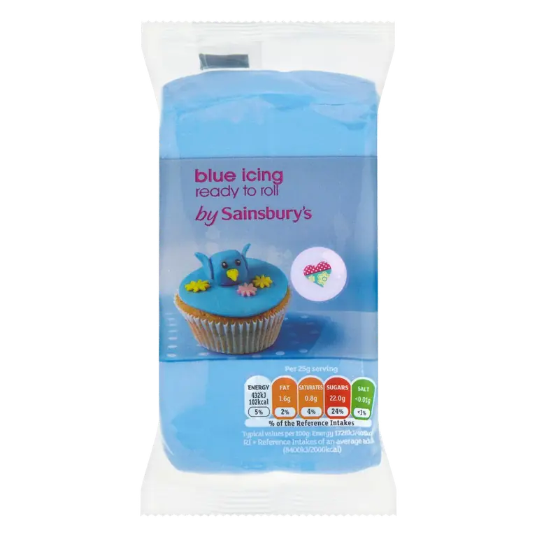 Ready to Roll Blue Icing 250g