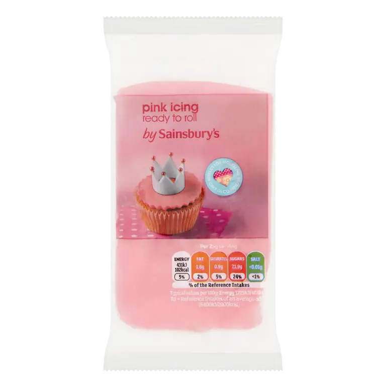 Ready to Roll Pink Icing 250g