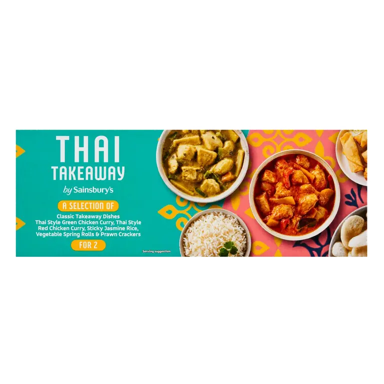 Red & Green Chicken Curry Thai Takeaway Box (Serves 2)