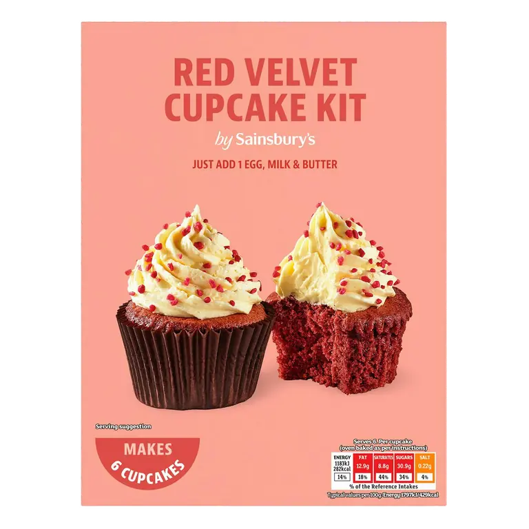 Red Velvet Cupcake Kit 280g