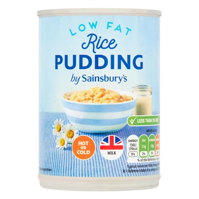 Rice Pudding, Low Fat, Be Good To Yourself 400g