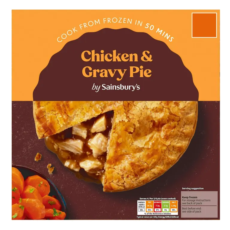 Roast Chicken & Gravy Family Pie 700g