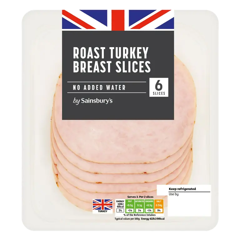 Roast Turkey Breast Slices x6 120g