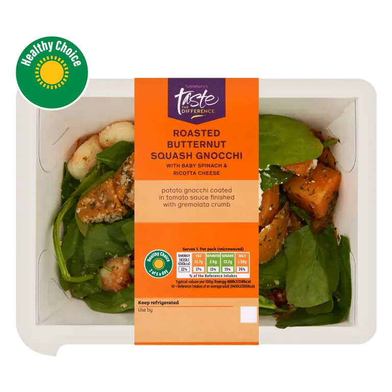 Roasted Butternut Squash Gnocchi, Taste the Difference 400g