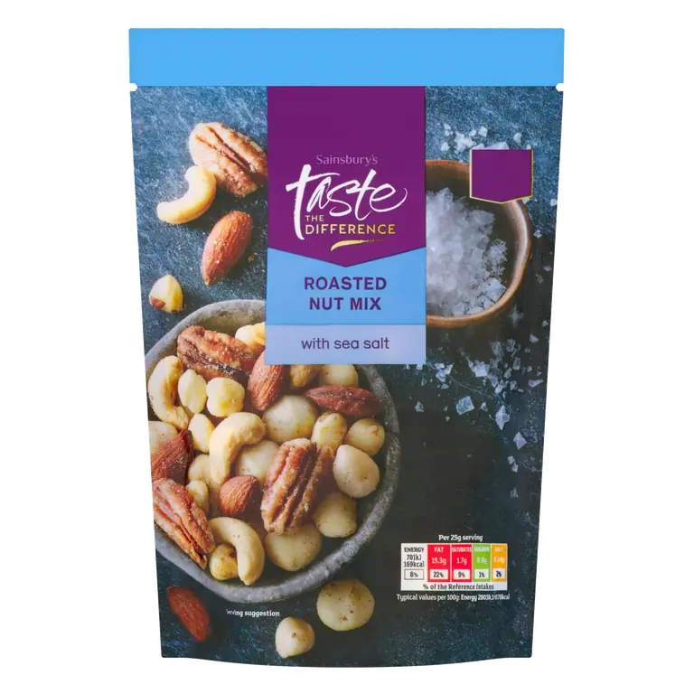 Roasted Nut Mix with Sea Salt, Taste the Difference 175g