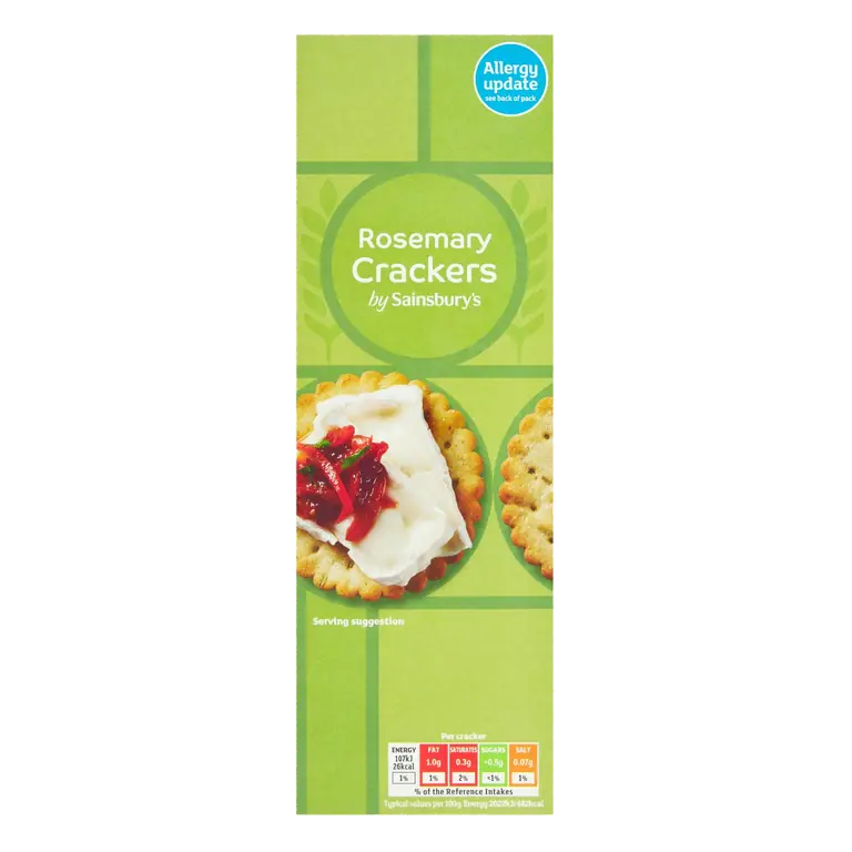 Rosemary Crackers 185g