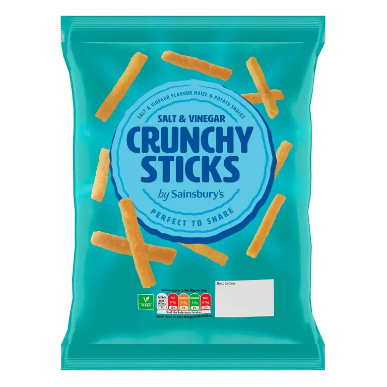 Salt & Vinegar Crunchy Sticks 140g