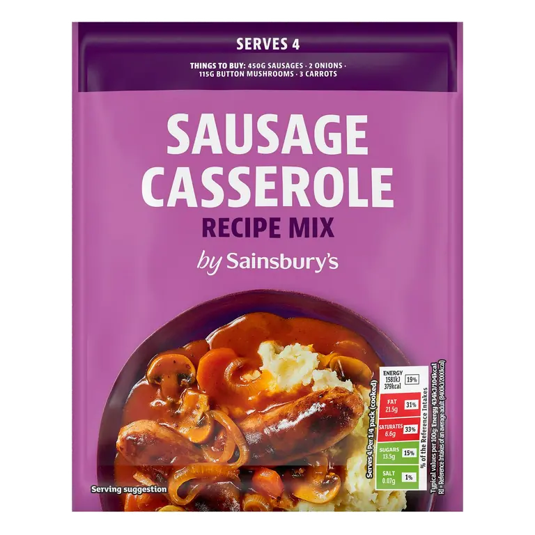 Sausage Casserole Recipe Mix, Inspired to Cook 39g