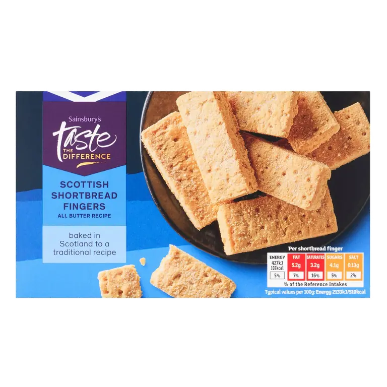 Scottish Shortbread Fingers, Taste the Difference 160g