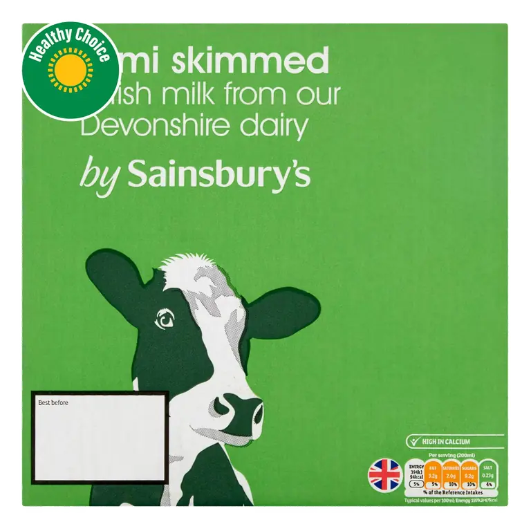 Semi Skimmed Long Life Milk 6x1L