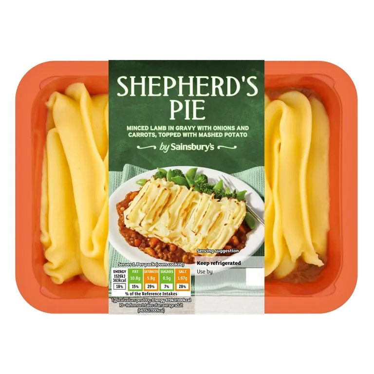 Shepherds Pie 400g (Serves 1)